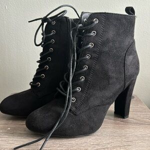 Charlotte Russe Heel Boots with laces